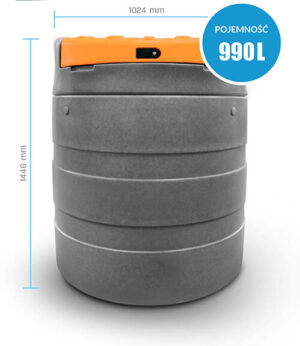 Wymiary zbiornika na paliwo ONTPZ990